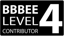 BBBEE Level 4 Contributor